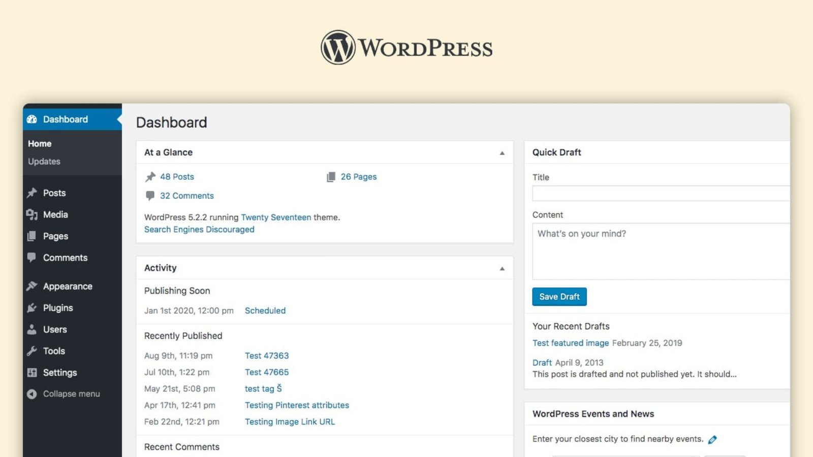 Customizing Your WordPress Dashboard