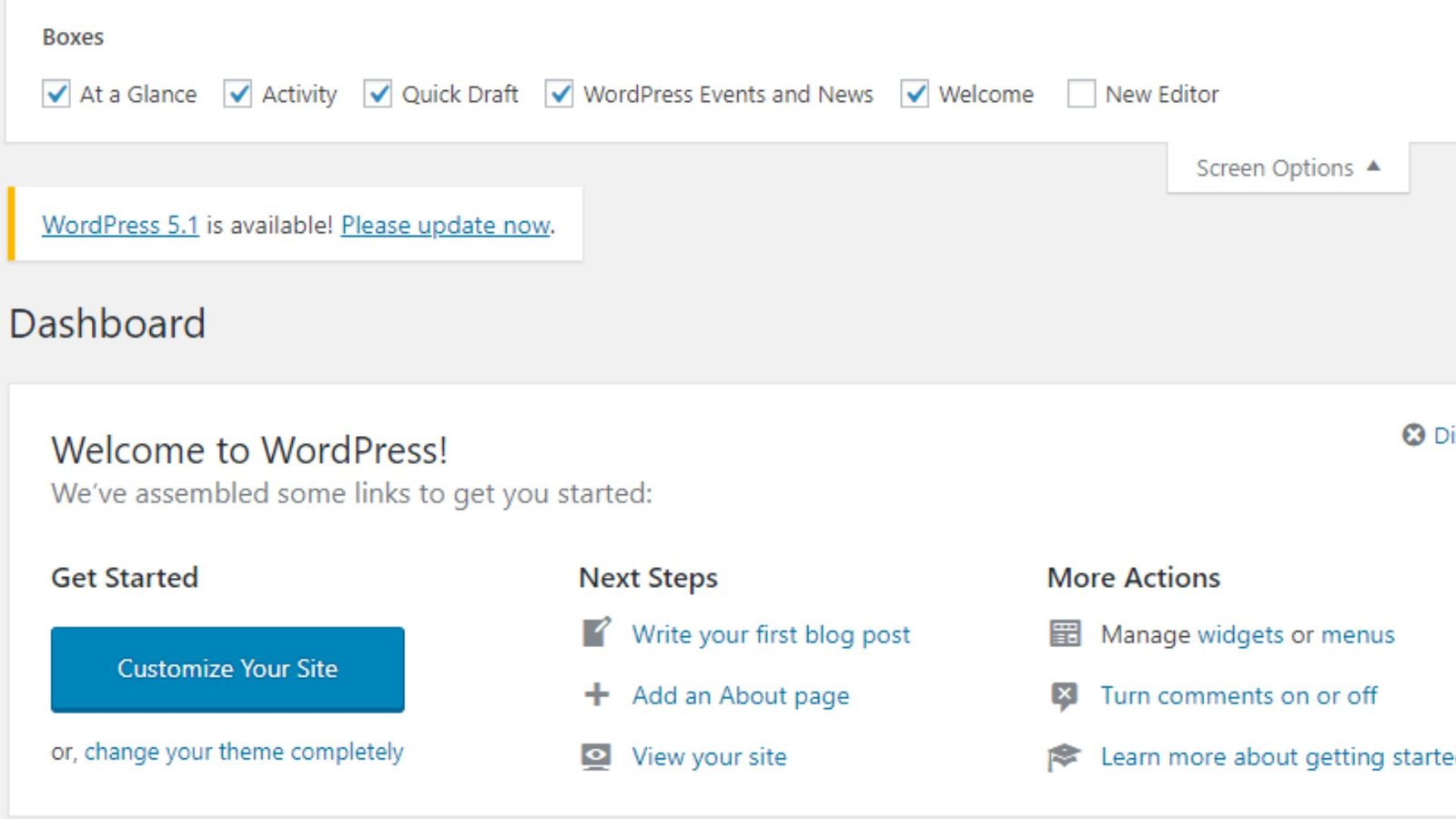 Customizing Your WordPress Dashboard