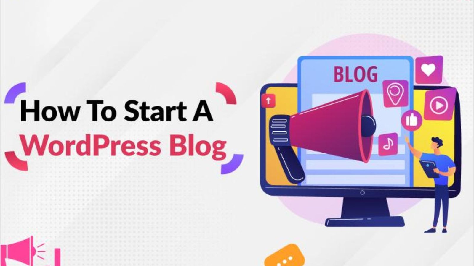 A Computer Showing How to Start a WordPress Blog in 2024